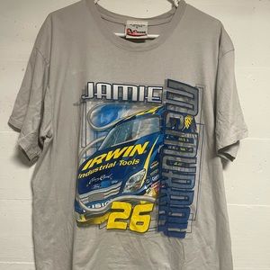 Grey Chase Authentic’s XL Jamie McMurray shirt.